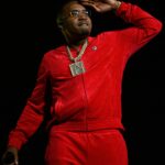 Nas performs onstage during the New York State of Mind Tour in Virginia in 2022.