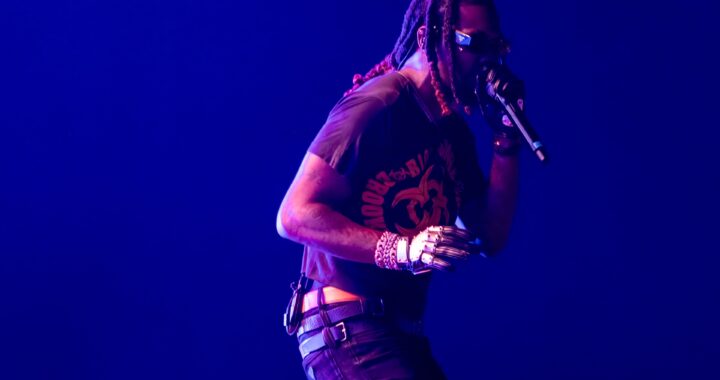 Offset performs onstage at Clout Festival in 2024.